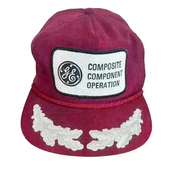 Vintage GE Strapback Hat Patch - Composite Component Operation - Picture 2 of 13